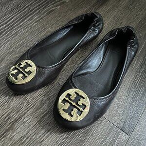Tory Burch 6.5 Claire Ballet Flats Brown